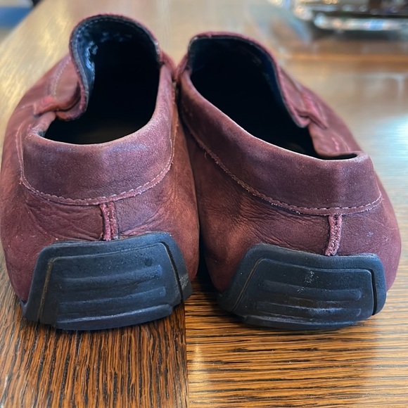 💕x2HP💕Donald J. Pliner Igor men’s burgundy suede loafers - Picture 7 of 12